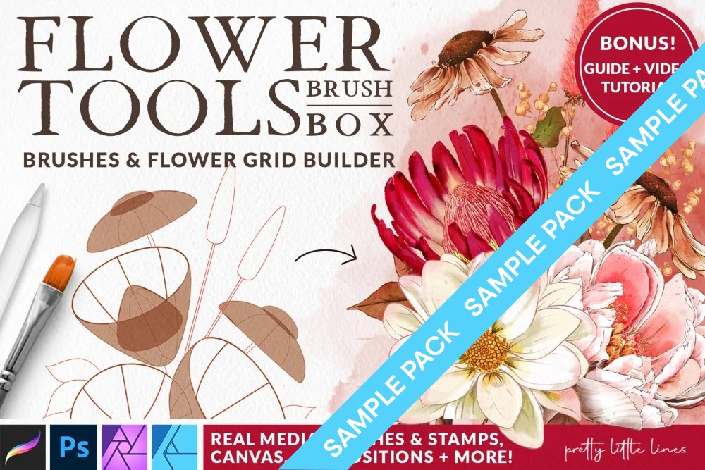 Flower Tools Brush Box - Sample Pack