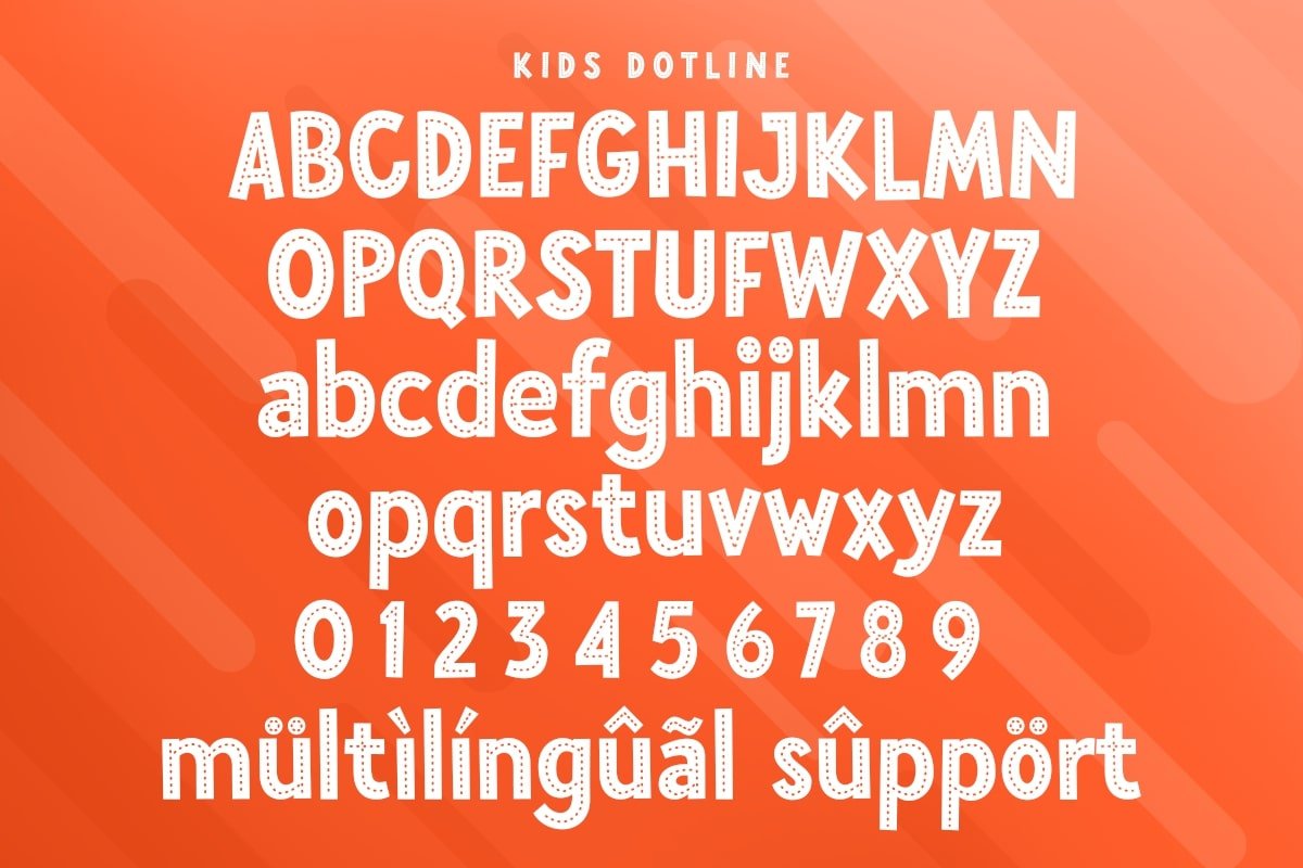 Kids - Complete Kids Font Family - Design Cuts