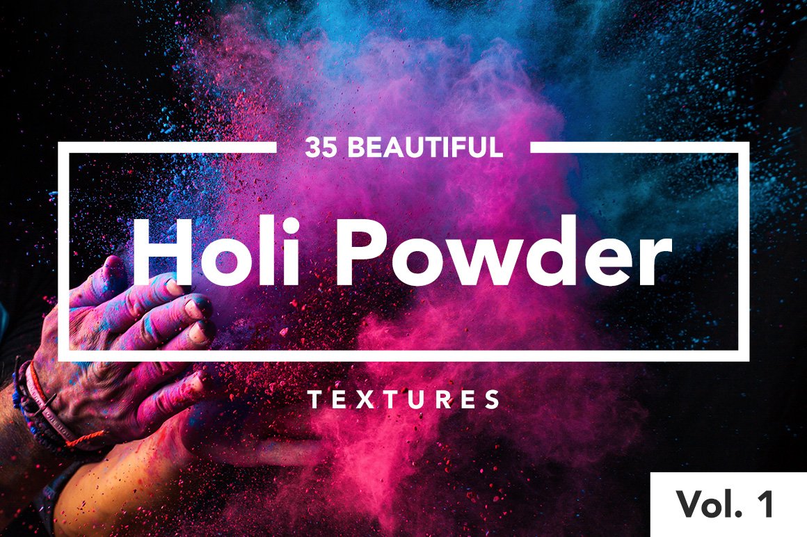 Holi Powder Textures - Design Cuts