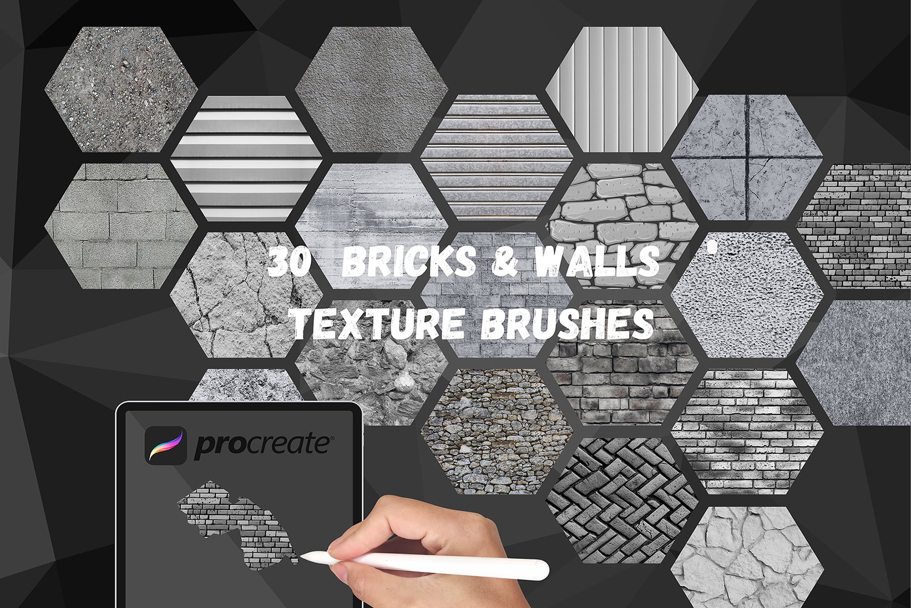 stone wall procreate brush free