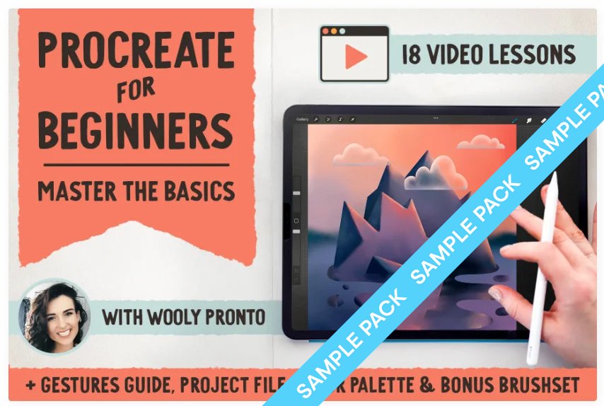 Procreate For Beginners: Master The Basics - Sample Pack
