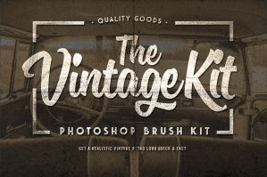 The Vintage Kit - Photoshop Brushes