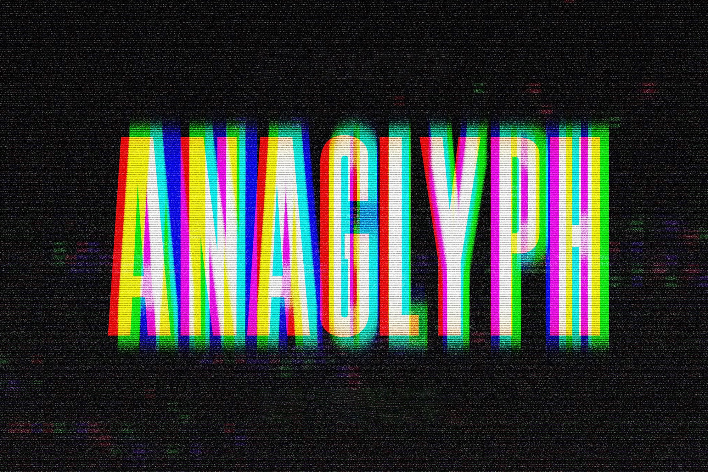 Glitch Effect 3D Text