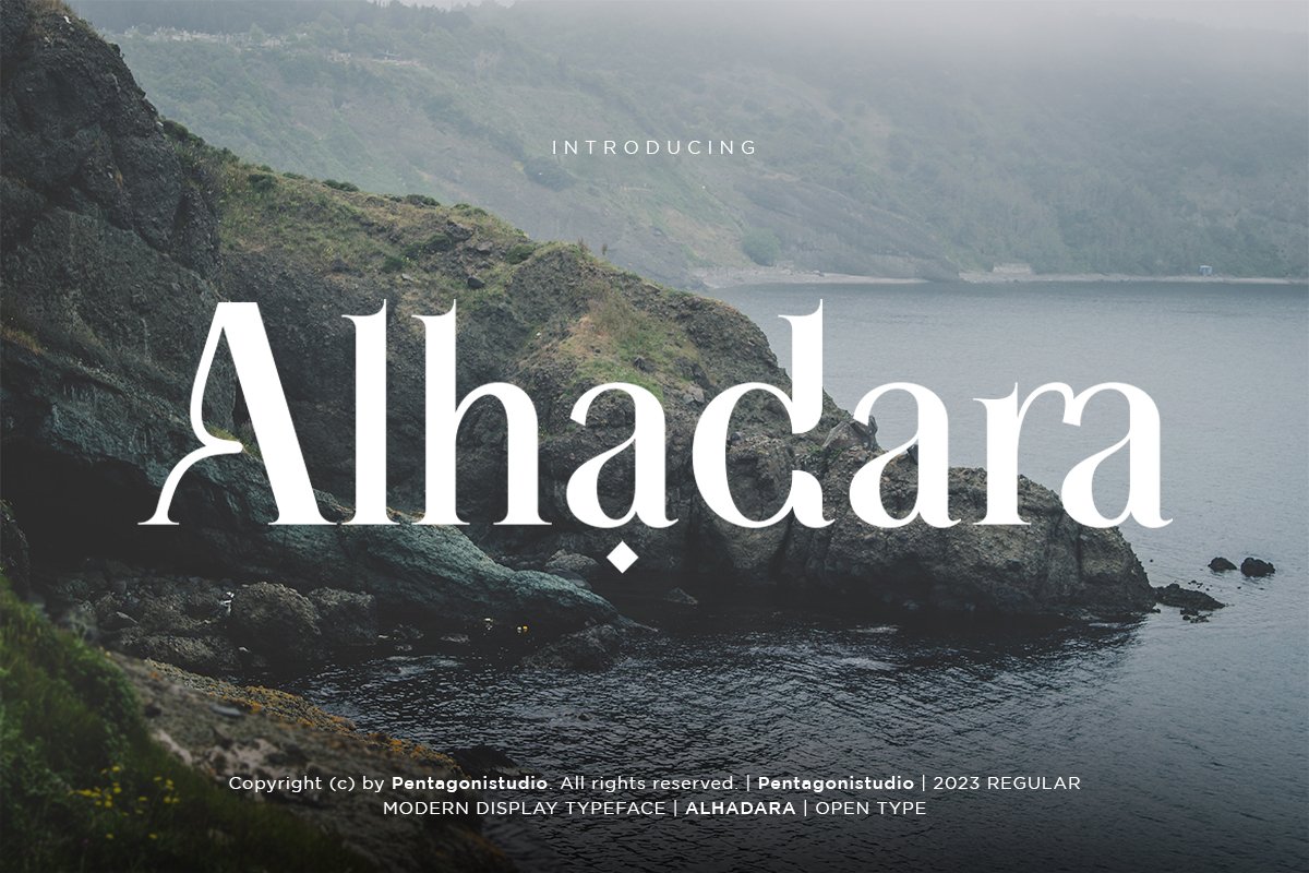 Alhadara | Modern Serif Font - Design Cuts