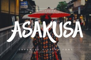 Asakusa Japanese Display Font