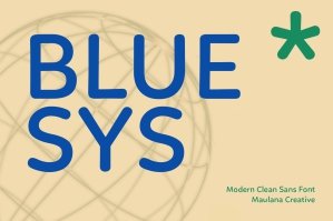 Bluesys Modern Clean Sans Font