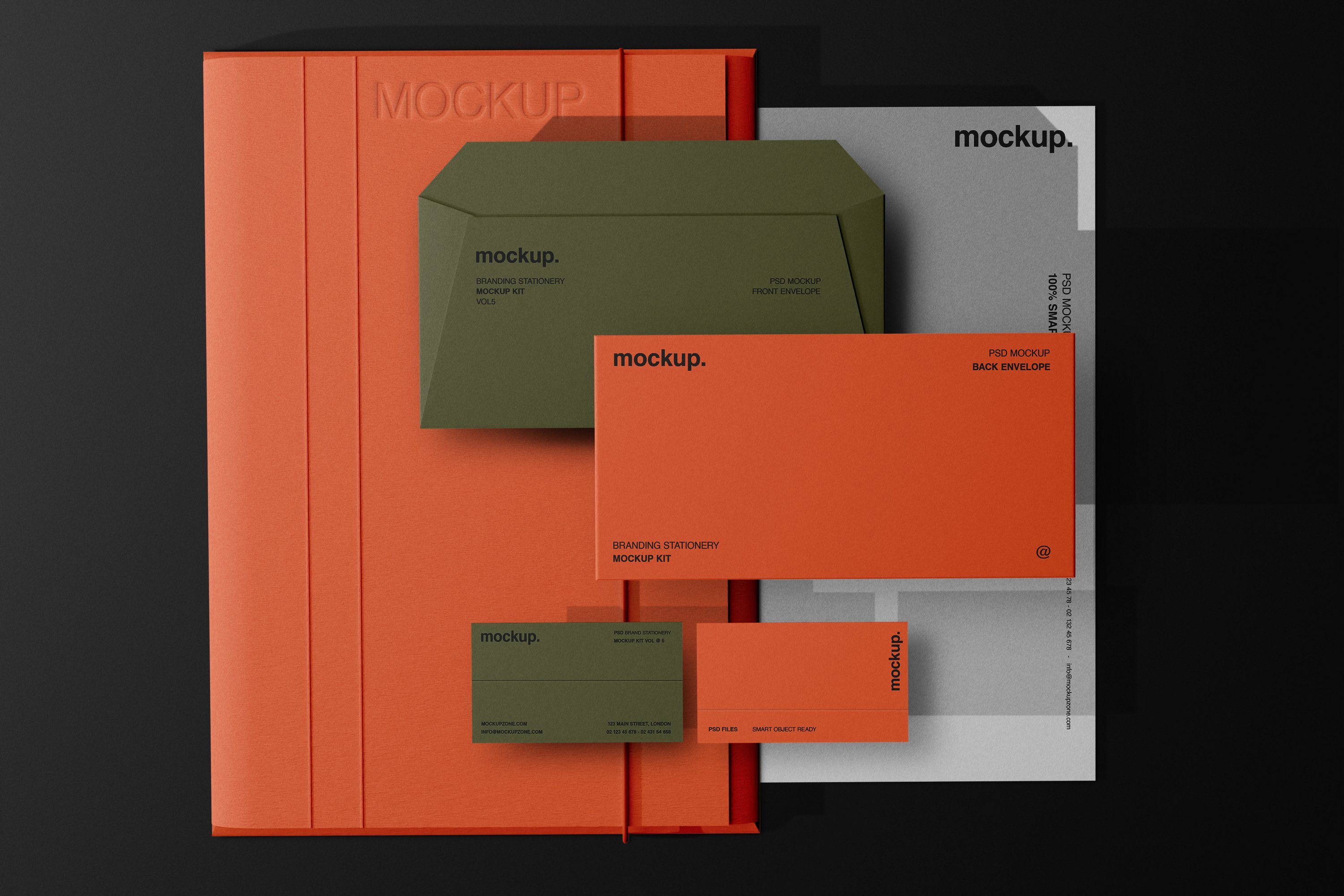 Leather Stationery Mockup Kit VOL 6 - Design Cuts