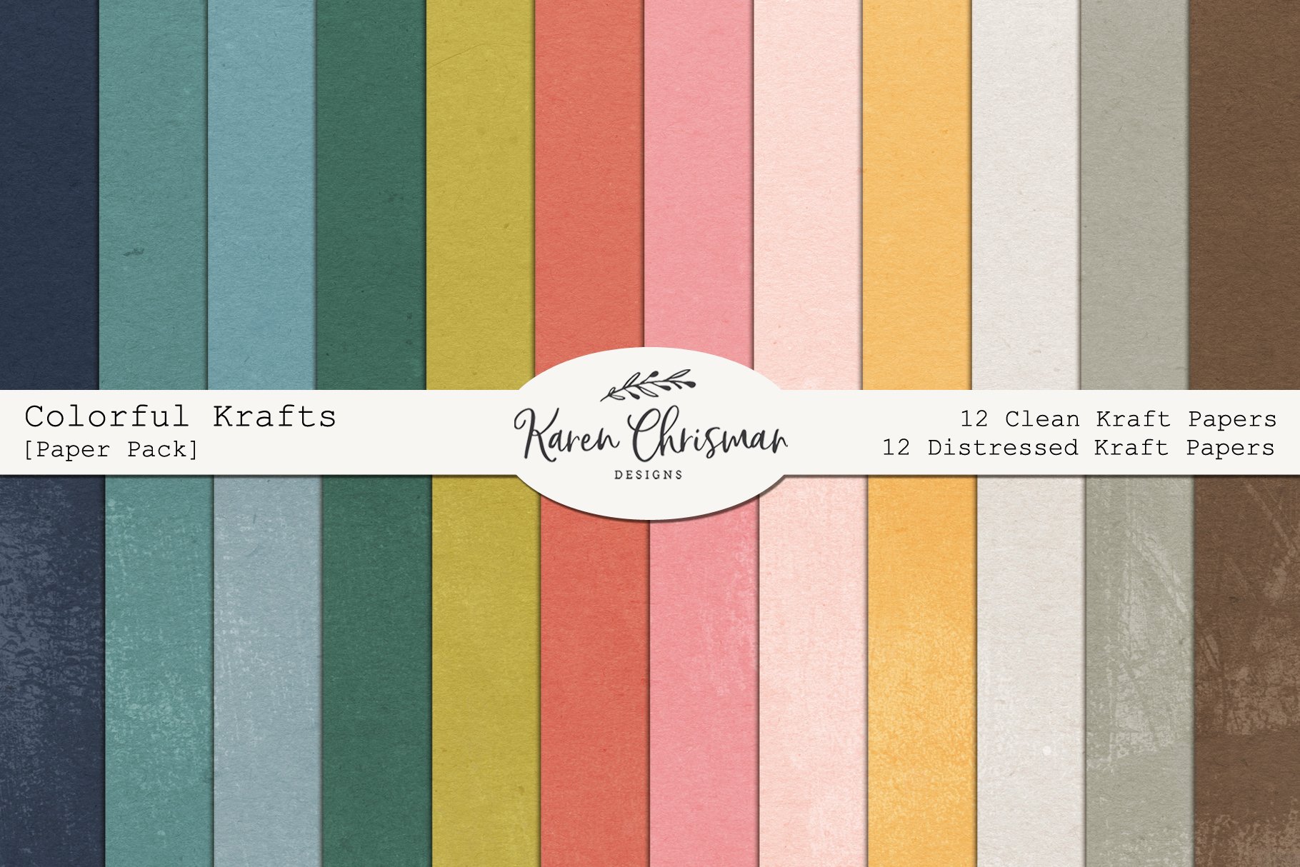 Digital Paper 12 Color Palette