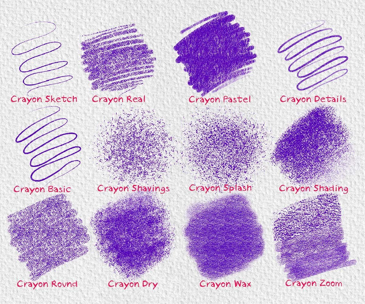 Pink Crayons And Purple Crayons, Crayon, Brush, Art PNG Transparent Image  and Clipart for Free Download