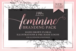 Feminine Logo & Branding Pack