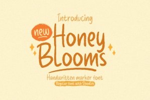 Honey Blooms - Handwritten Marker