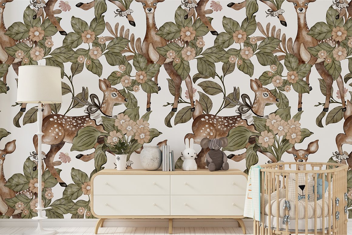 Watercolor Dark Forest Nursery Collection - Design Cuts