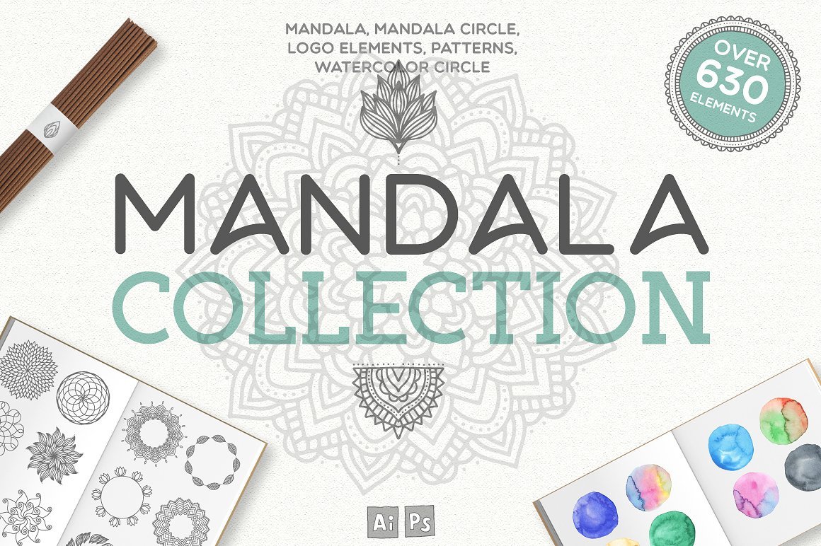 Mandala Collection (630 Elements)