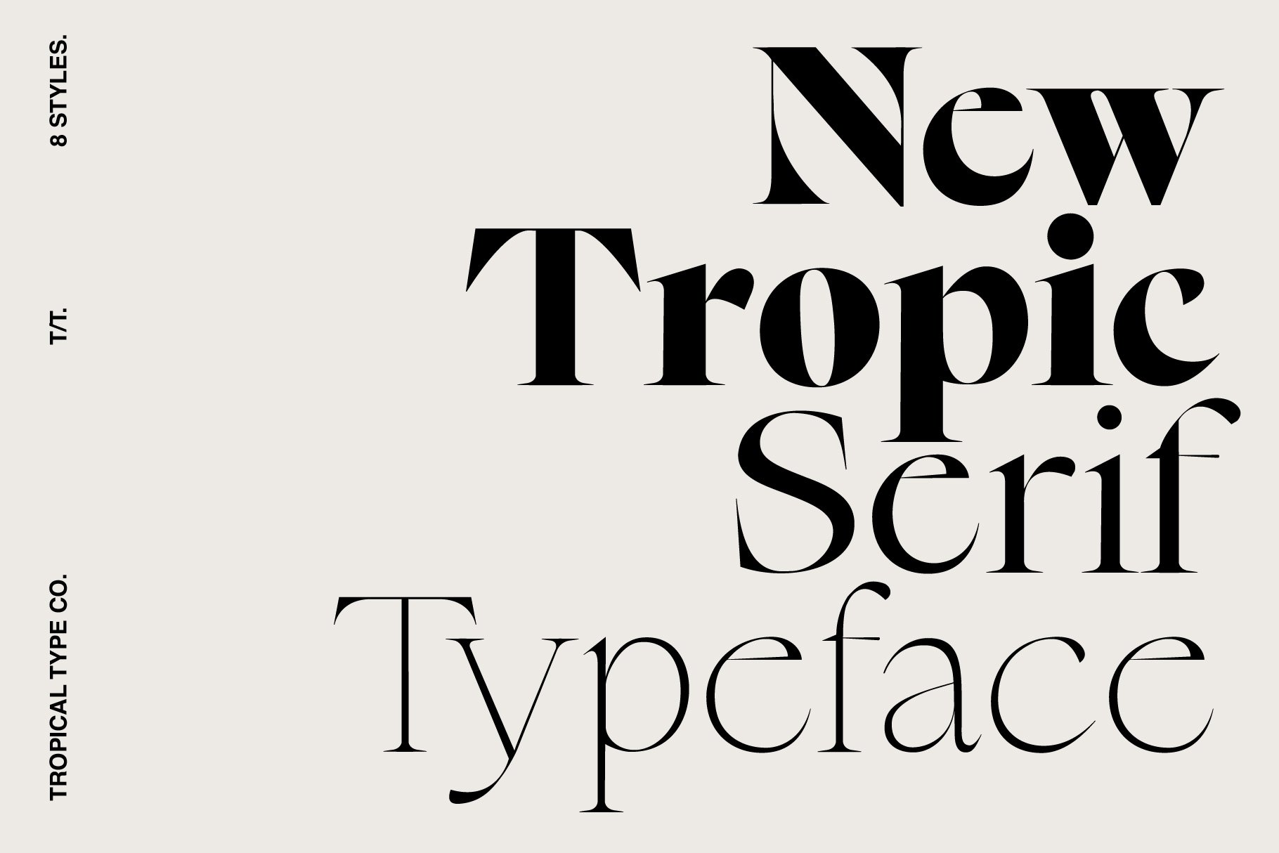 Tangerine Font from New Tropical Design