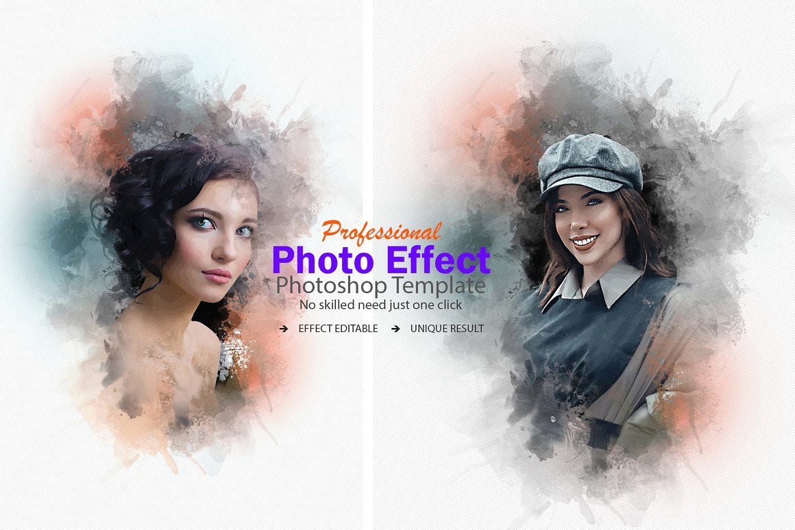 Professional Photo Effect Template - Design Cuts