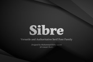 Sibre - Versatile And Authoritative Serif Family