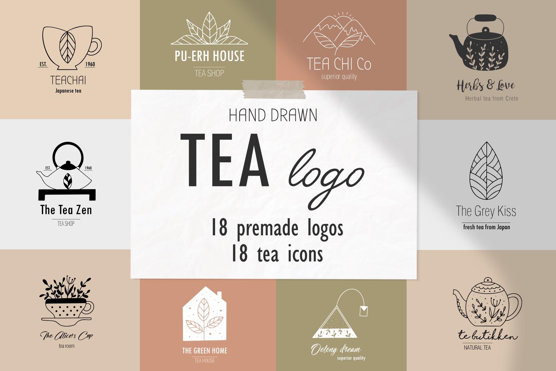Tea Logo PNG Transparent Images Free Download | Vector Files | Pngtree