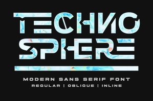Techno Sphere - Modern Sans Serif Font