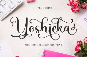 Yoshieka | Modern Calligraphy Font