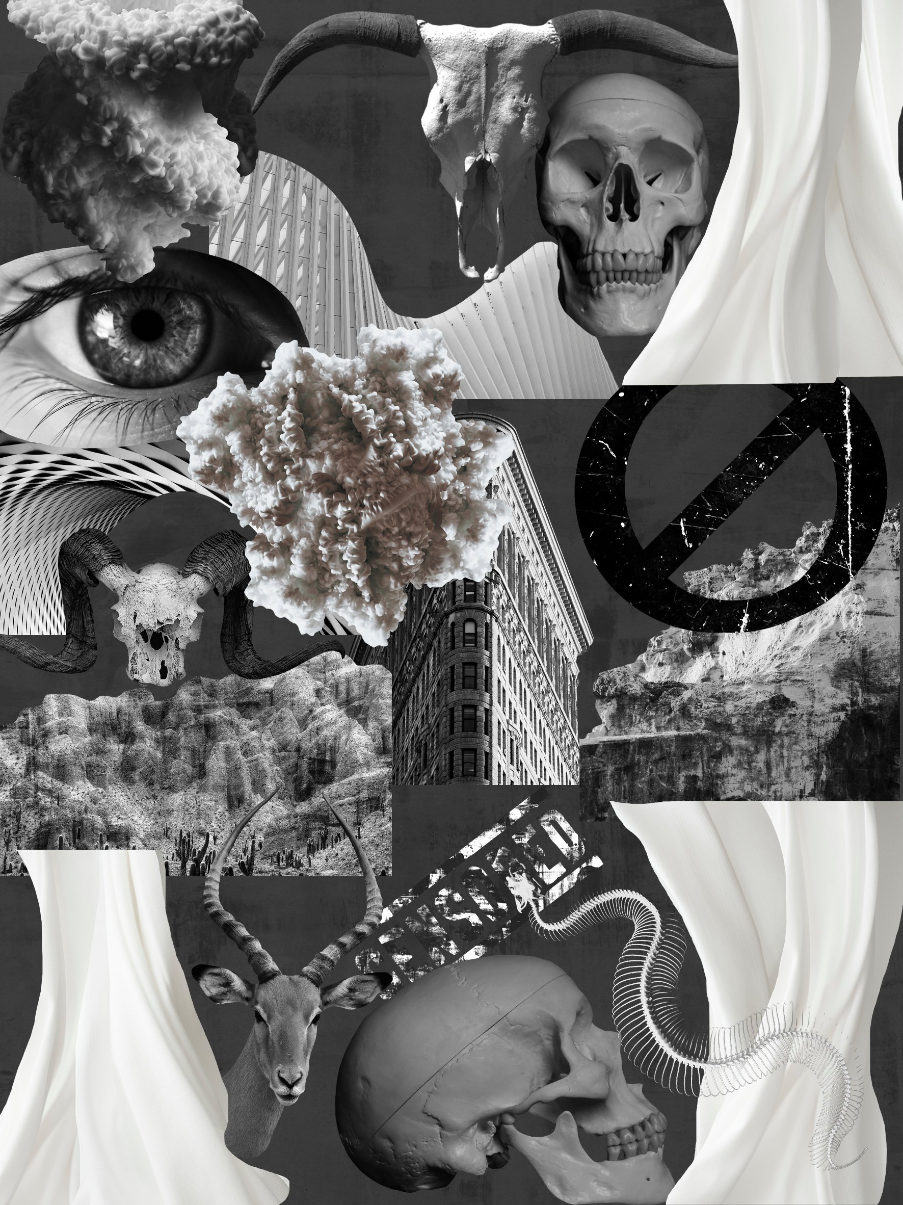 MONOCHROME Collage Pack - Design Cuts