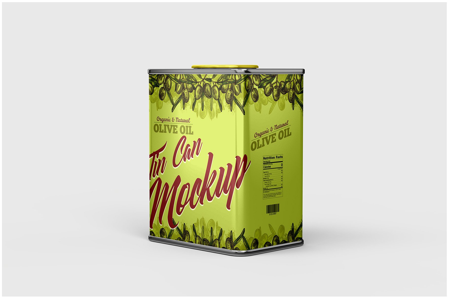 Tin Can Mockup - 12 Views - Design Cuts