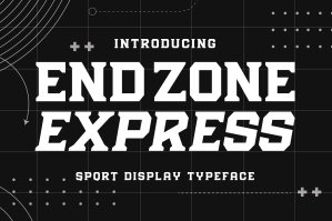Endzone Express - Sport Typeface