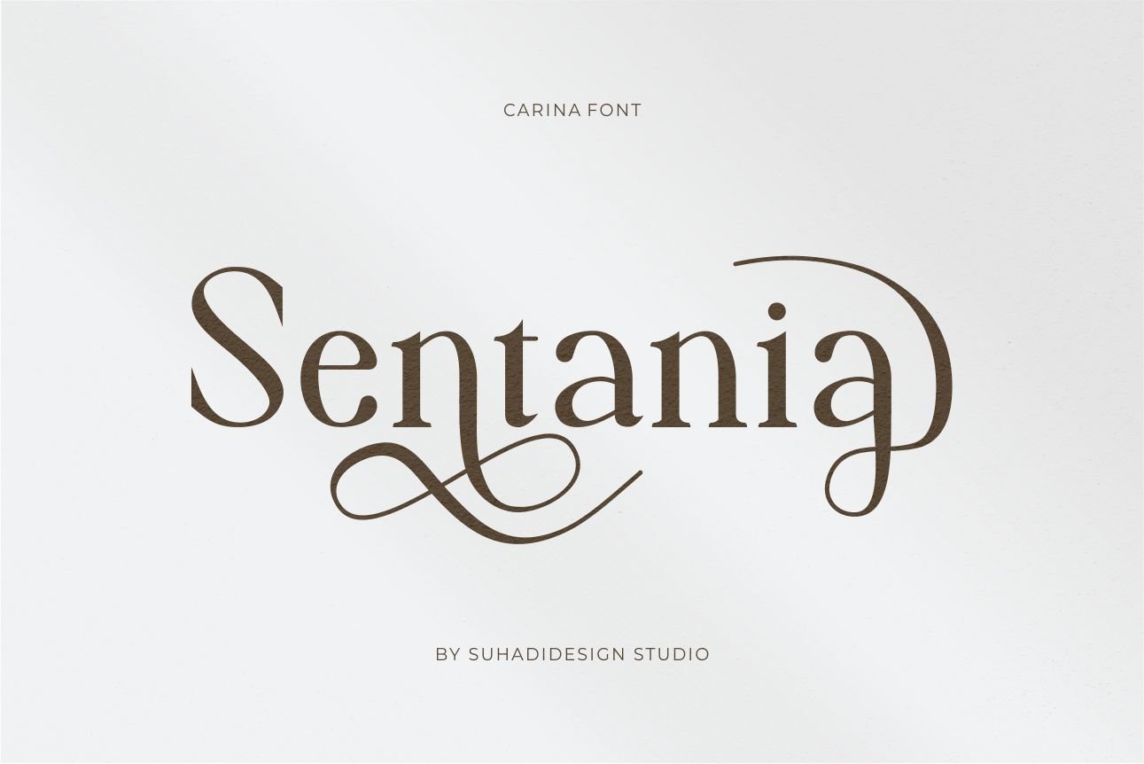 Carina Classy Elegant Font - Design Cuts