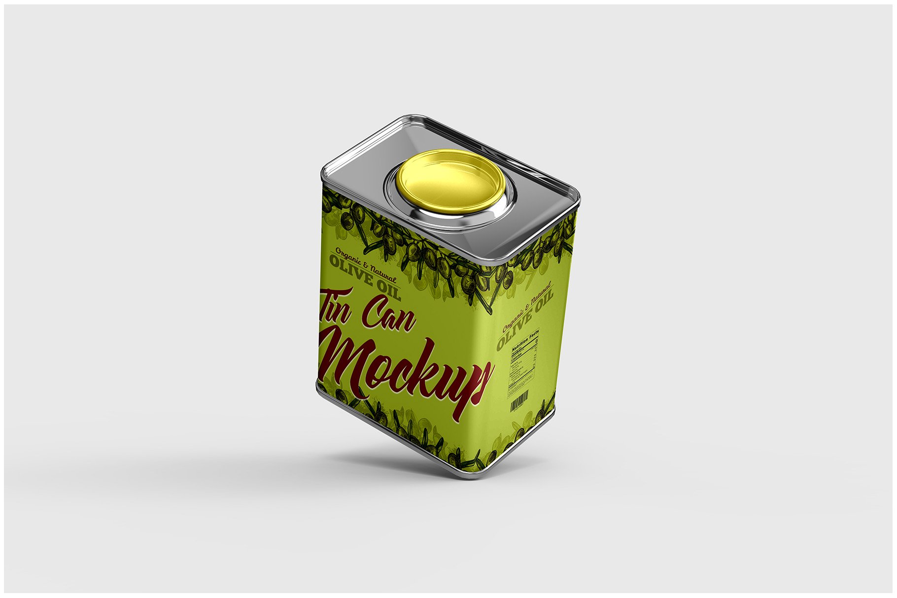 Tin Can Mockup - 12 Views - Design Cuts