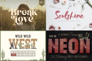 The Incredible Designer’s Creative Font Library