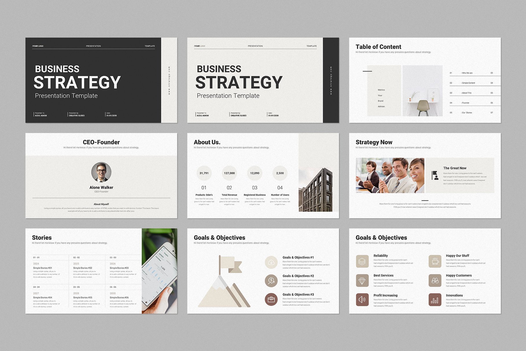 Business Strategy Presentation - Design Cuts