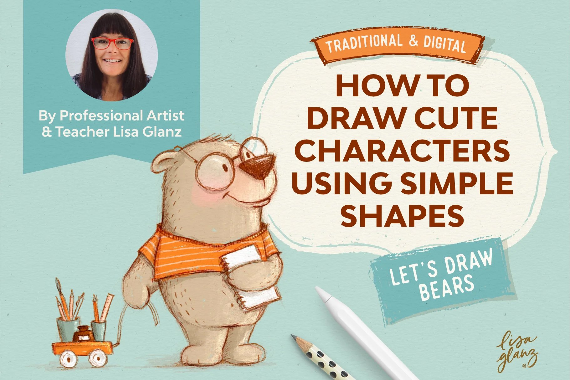 How to Draw Cute Characters With Simple Shapes: Let's Draw Bears