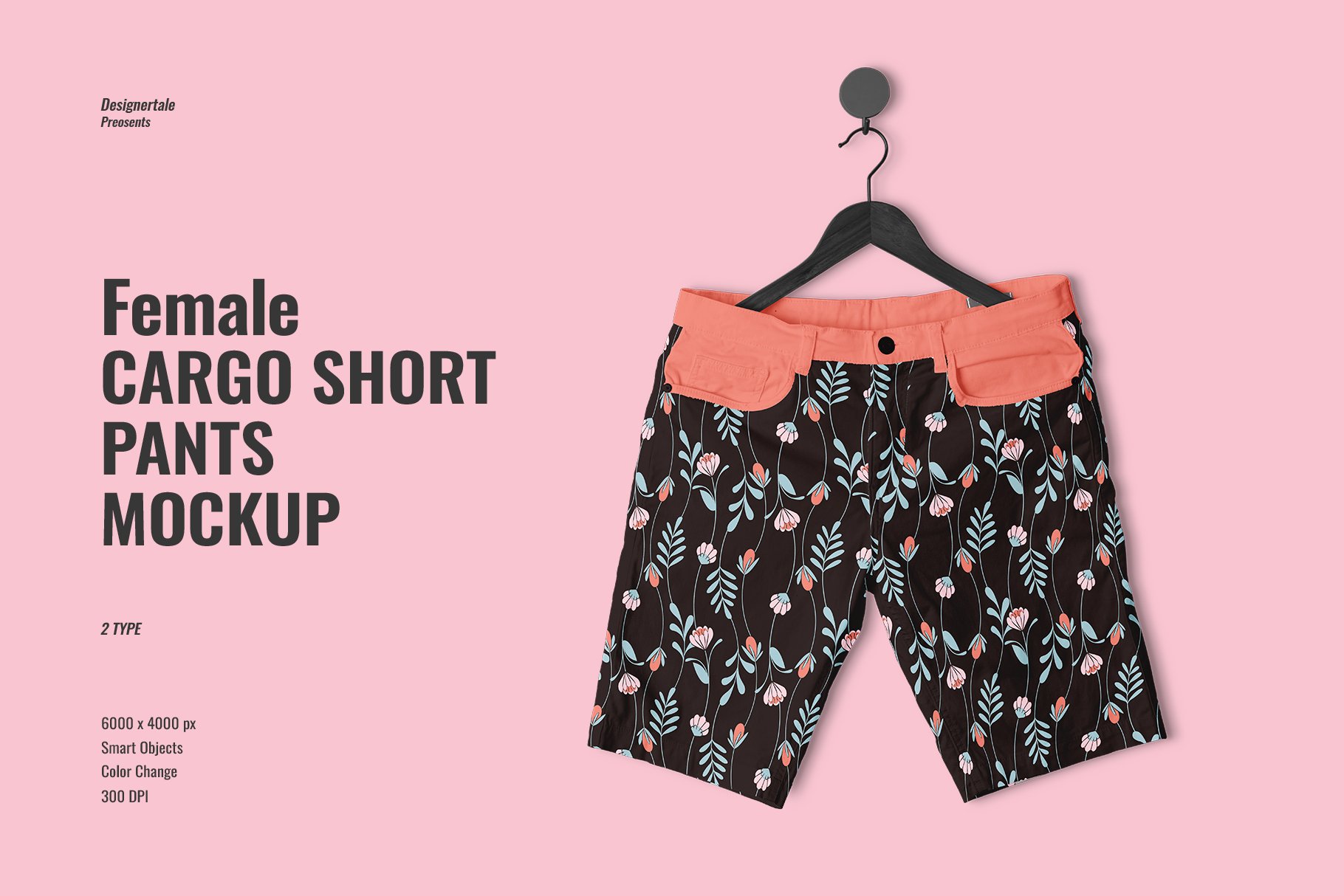 Oversize T-shirt & Shorts Mockup – Free Design Resources