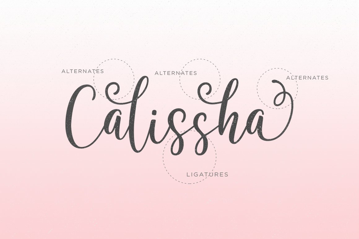 Calissha Font Duo - Design Cuts