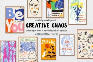 Creative Chaos - Expressive Art Posters & Pattern