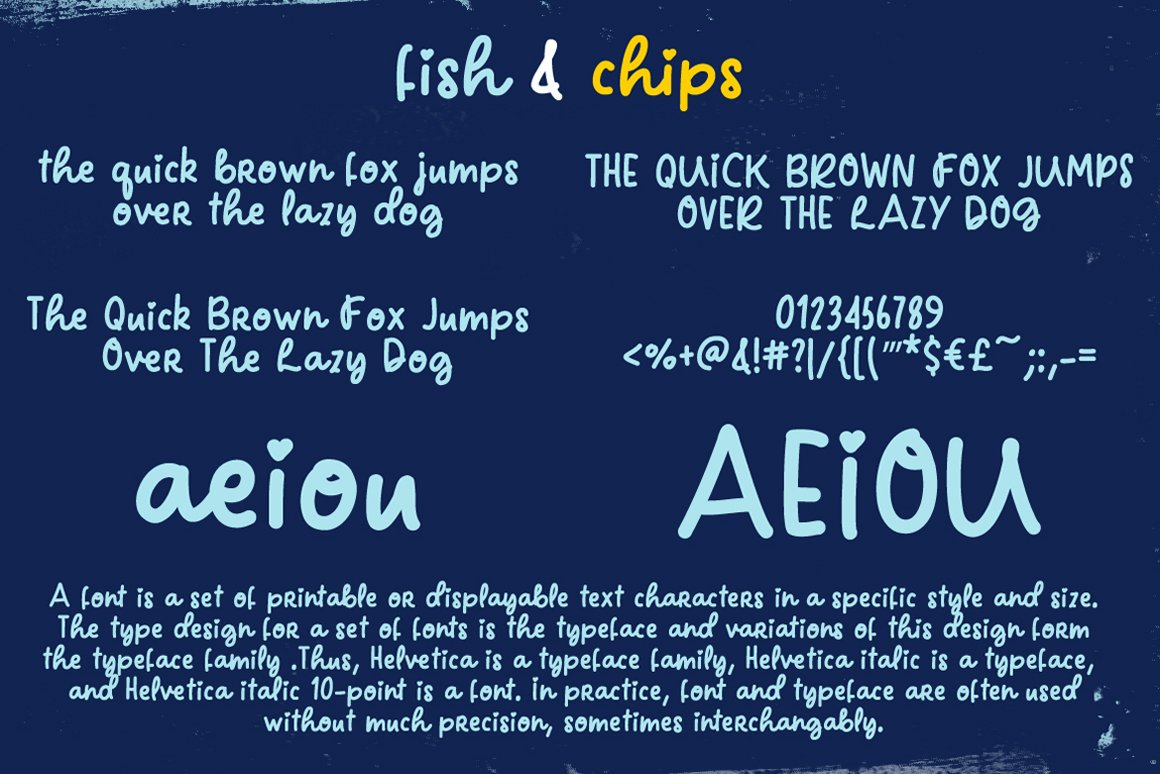 Fish And Chips Script Monoline Font - Design Cuts