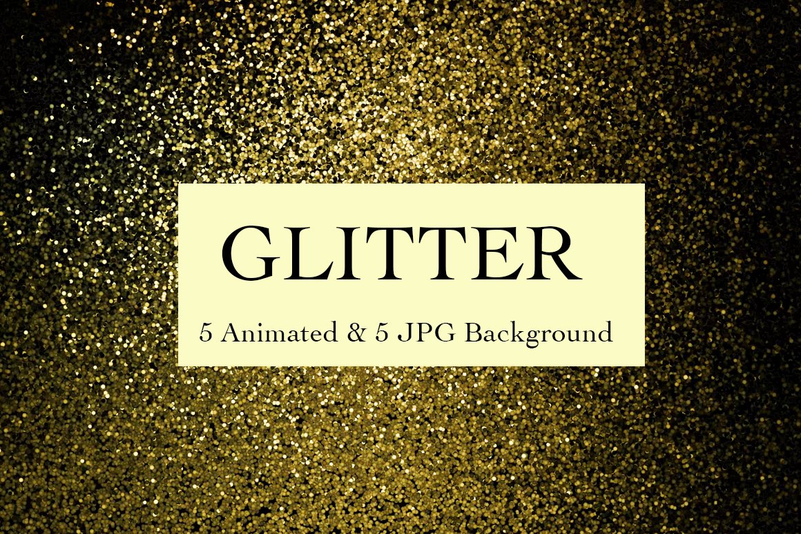 animated glitter background