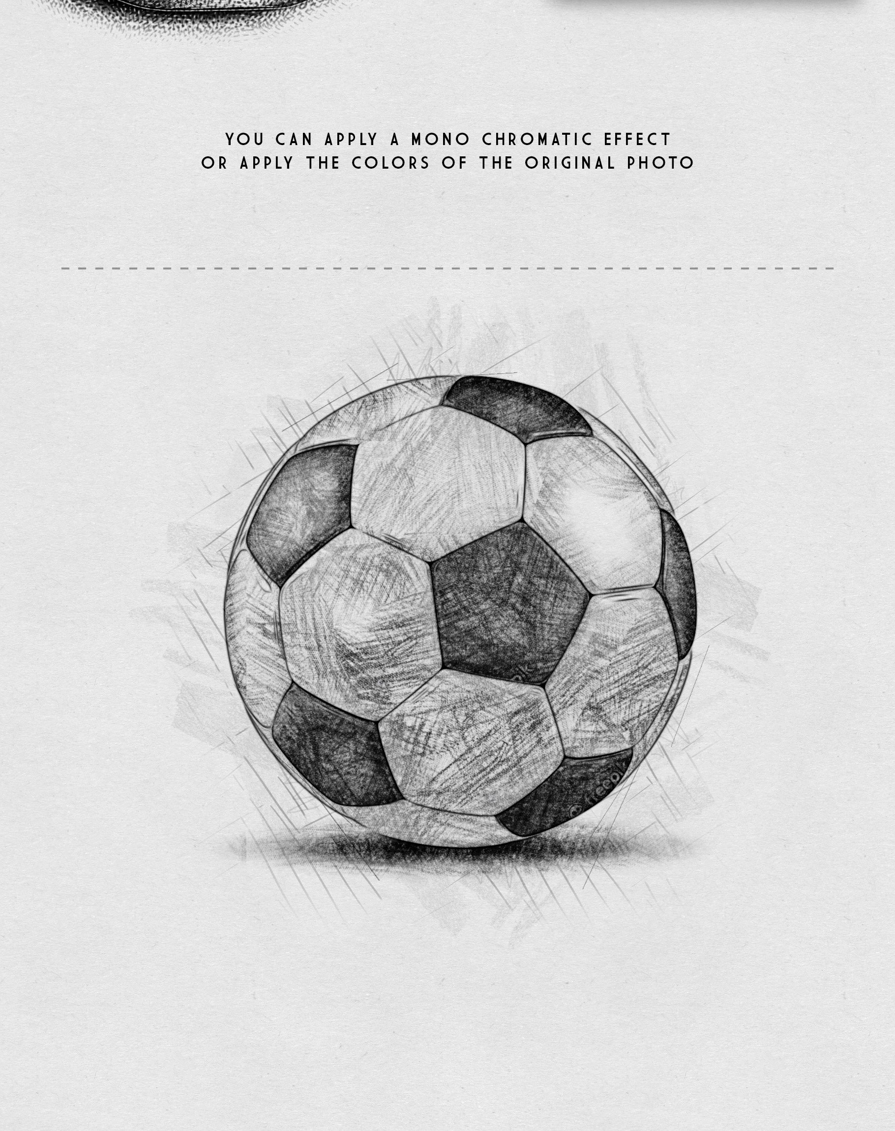 soccer ball pencil drawing