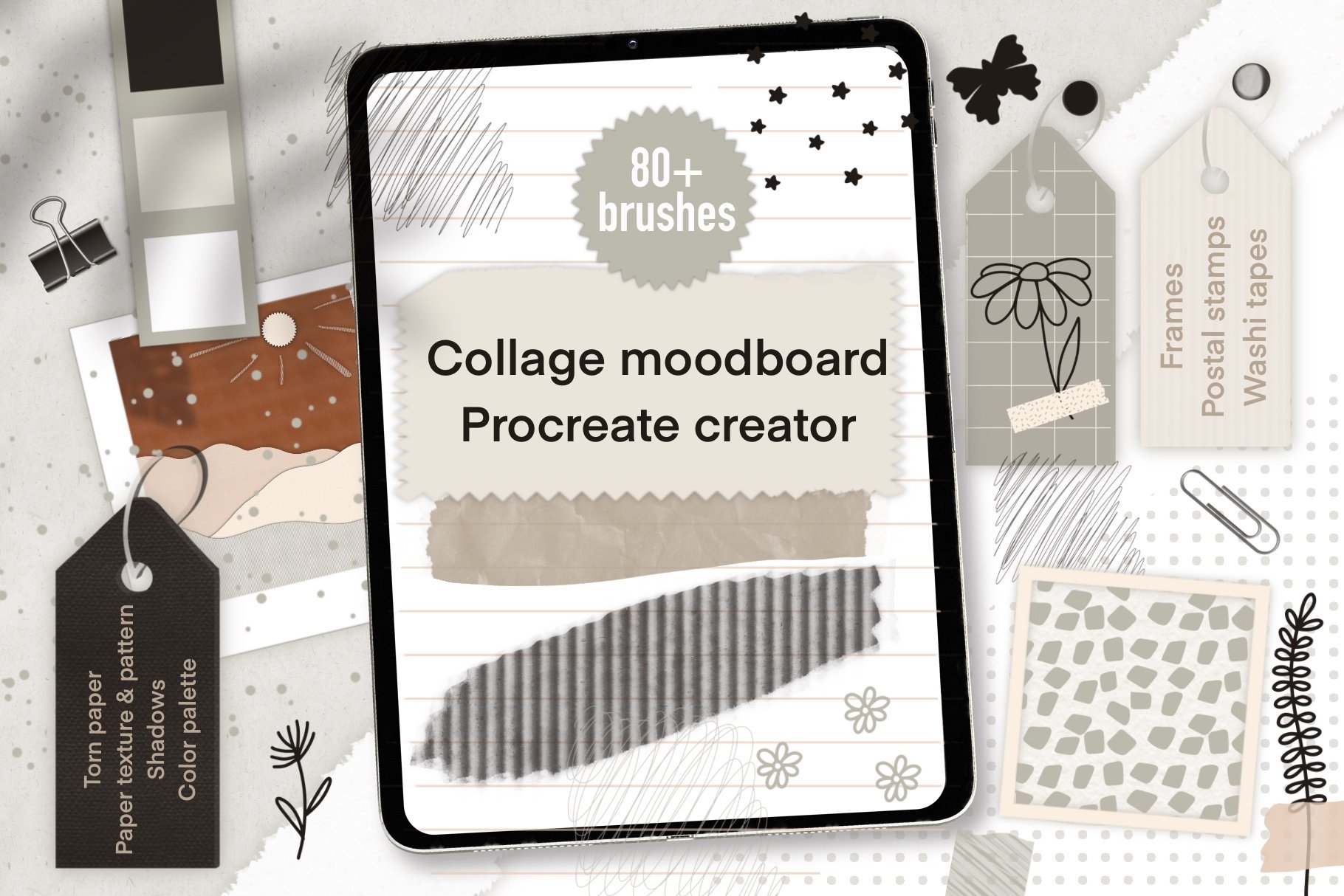 Mood Board And Craft Collage Creator For Procreate