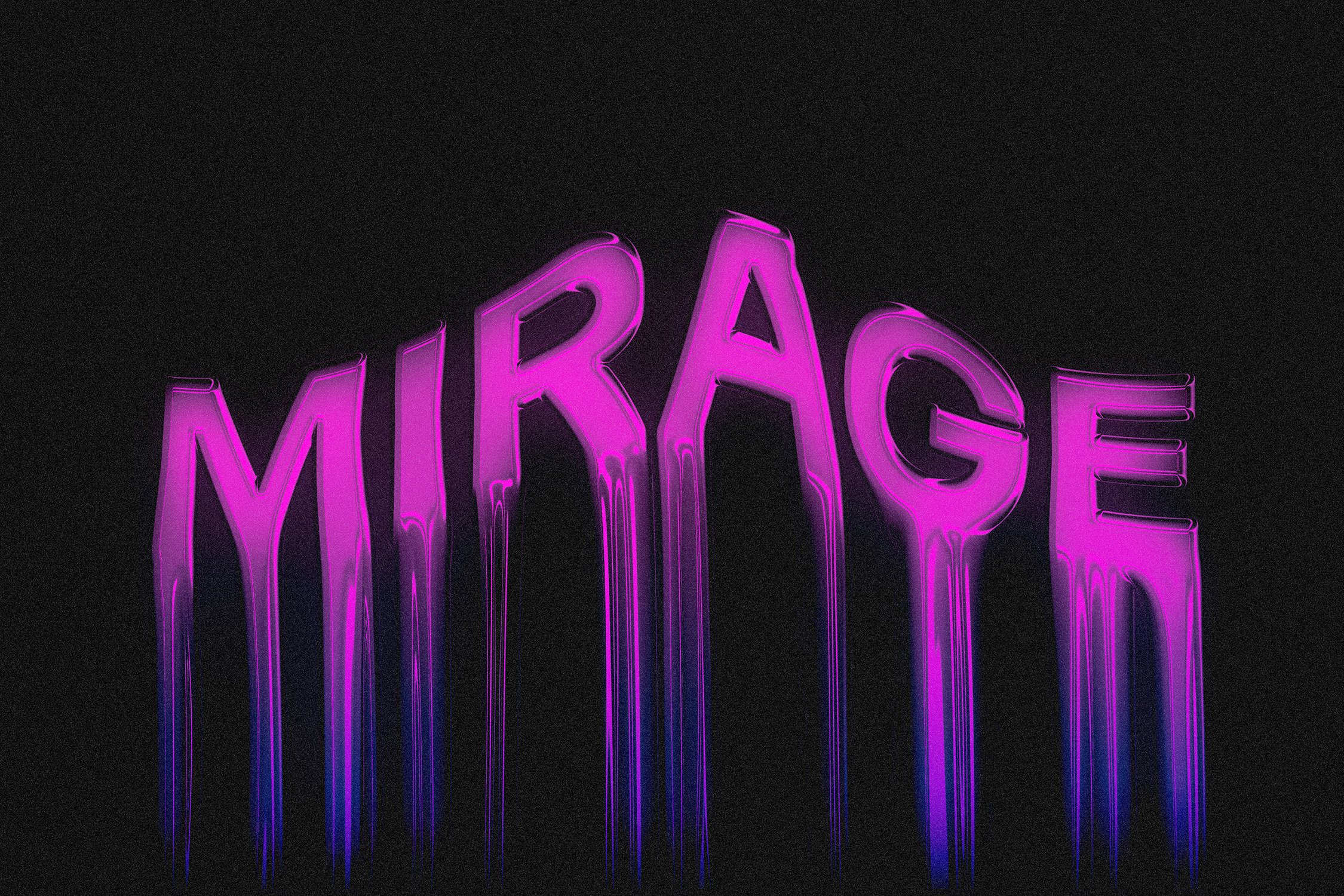 Melted Text Effect - Design Cuts