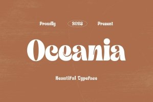 Oceania - Mesmerizing Typeface