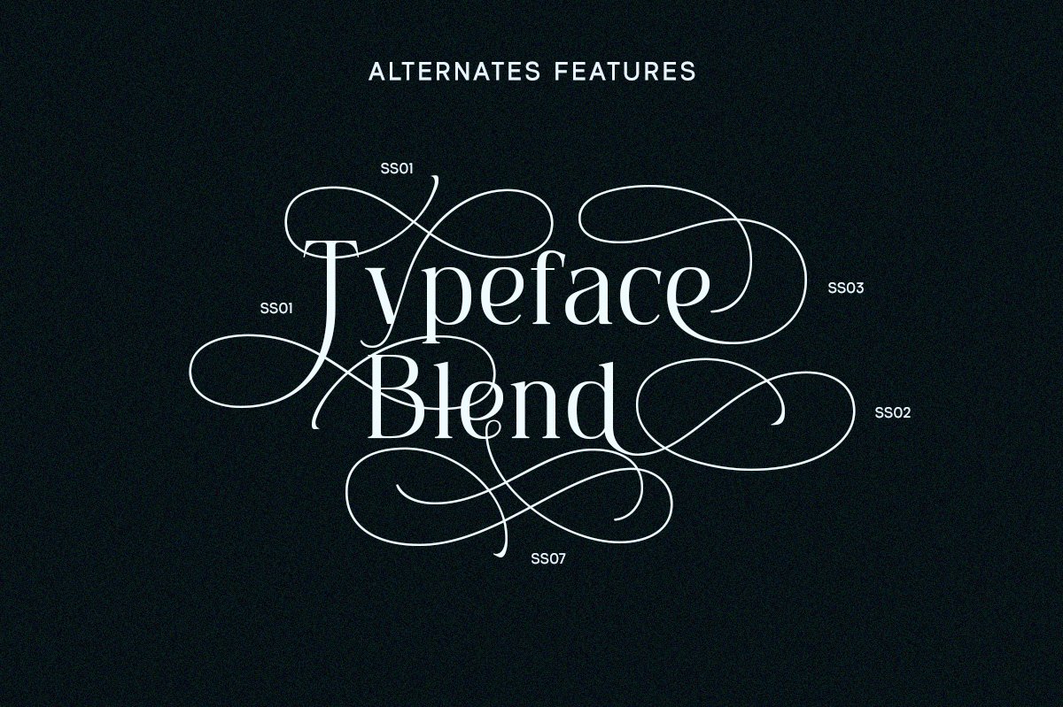 Blissful Beauty - Stylish Serif - Design Cuts