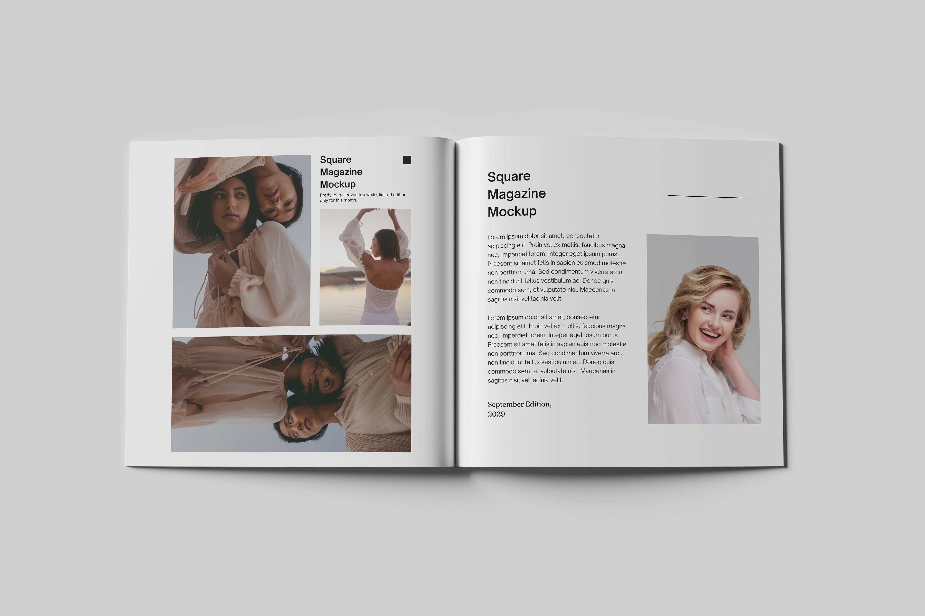 Square Magazine Mockup - Design Cuts