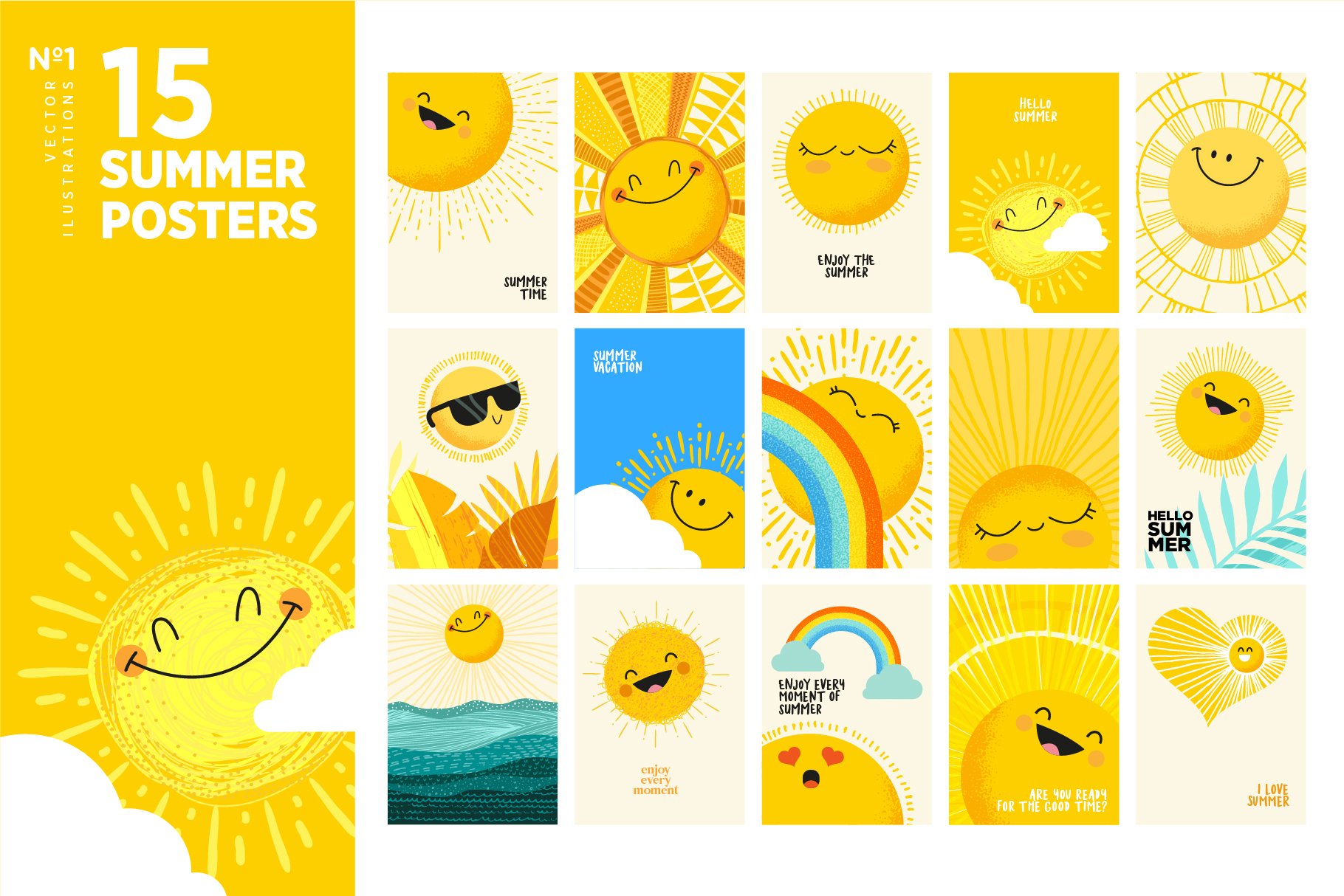 Summer Time Illustration - Design Cuts