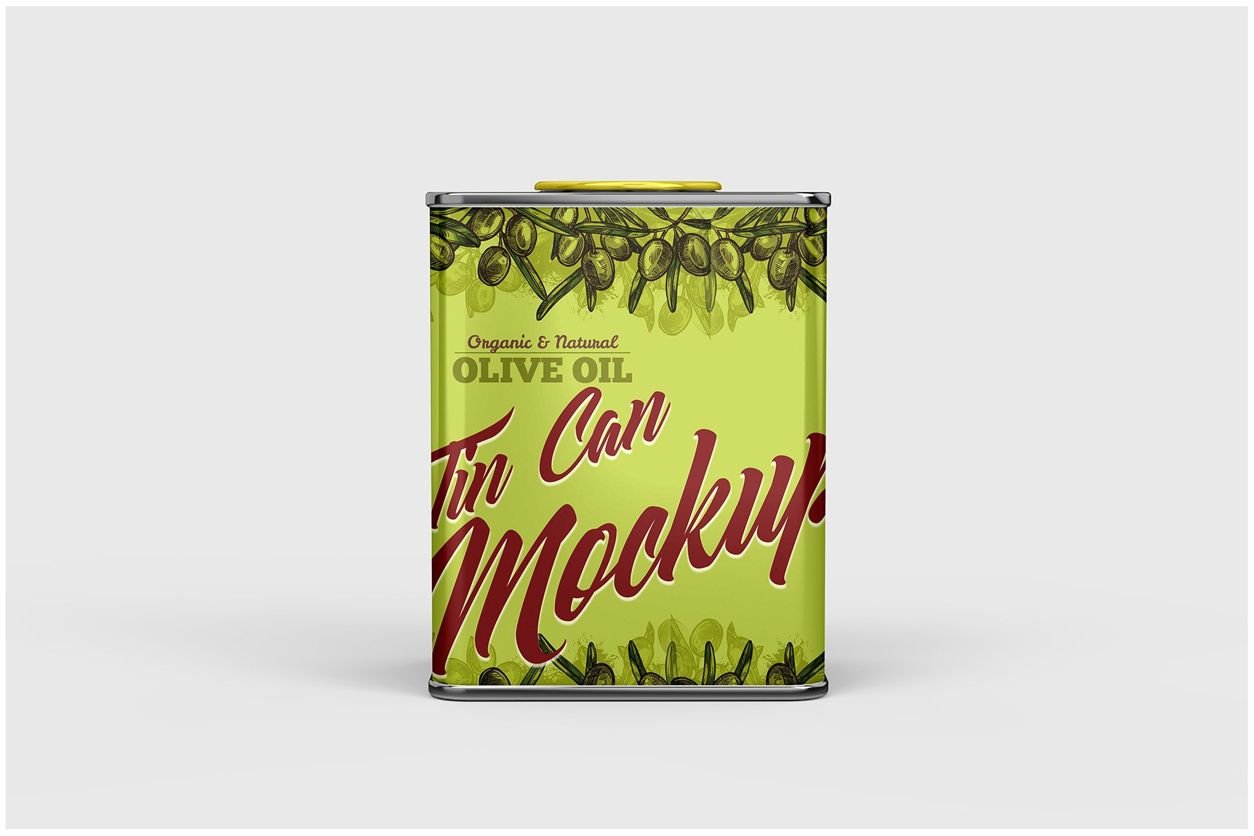 Tin Can Mockup - 12 Views - Design Cuts