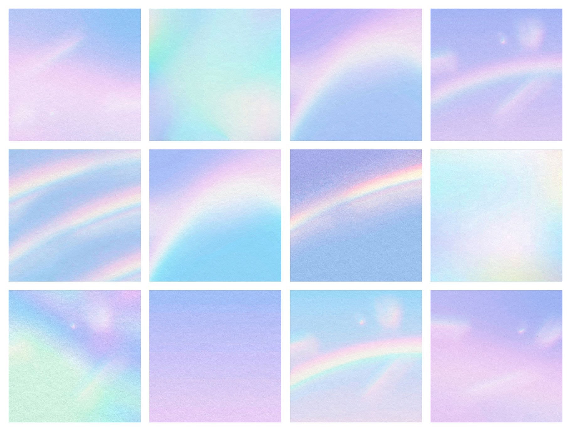 Unicorn Rainbow Paper Textures - Design Cuts
