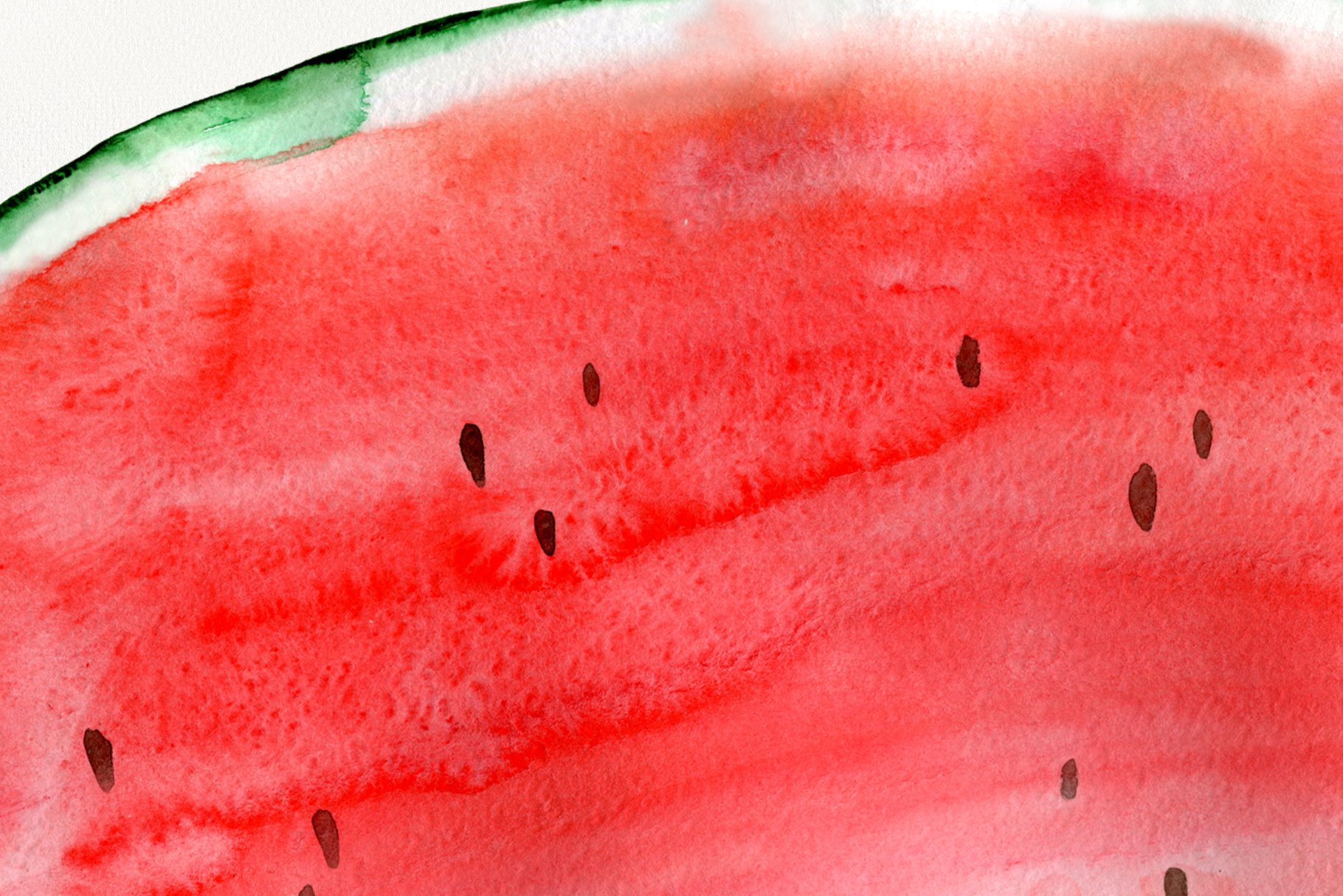 Watercolor Watermelon Background - Design Cuts