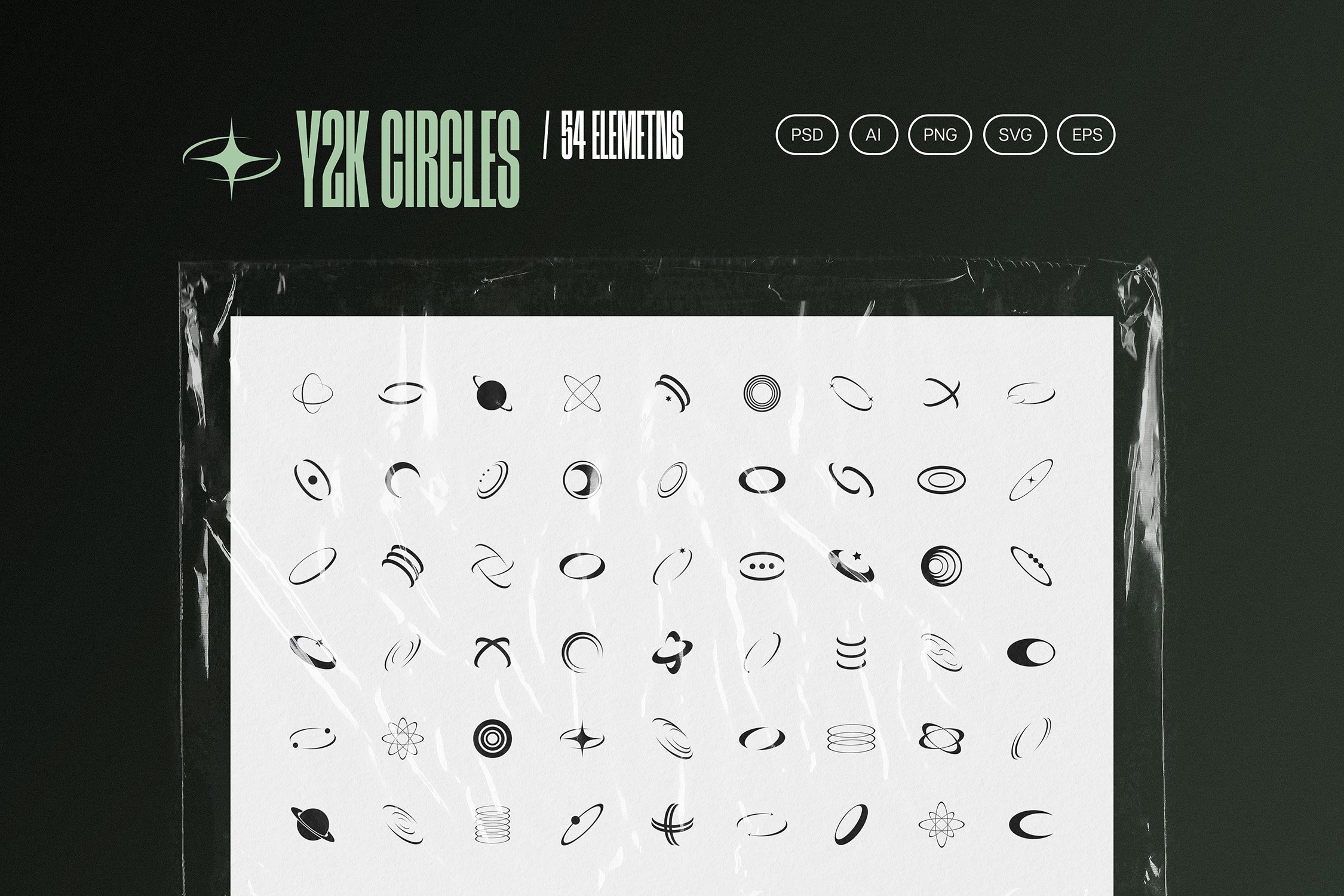Y2K Stickers Illustration Set - Design Cuts
