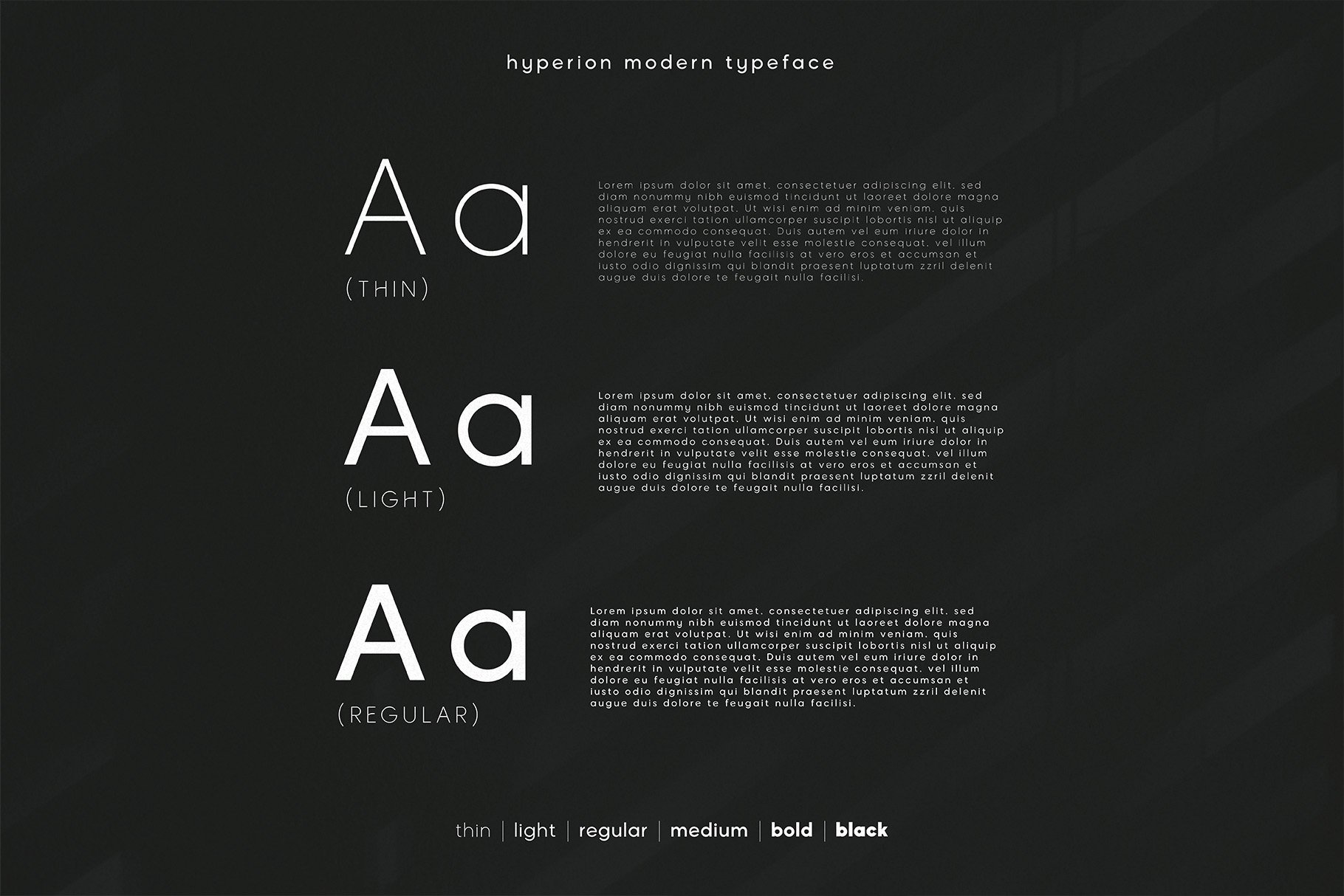 Hyperion - Sleek Modern Sans - Design Cuts