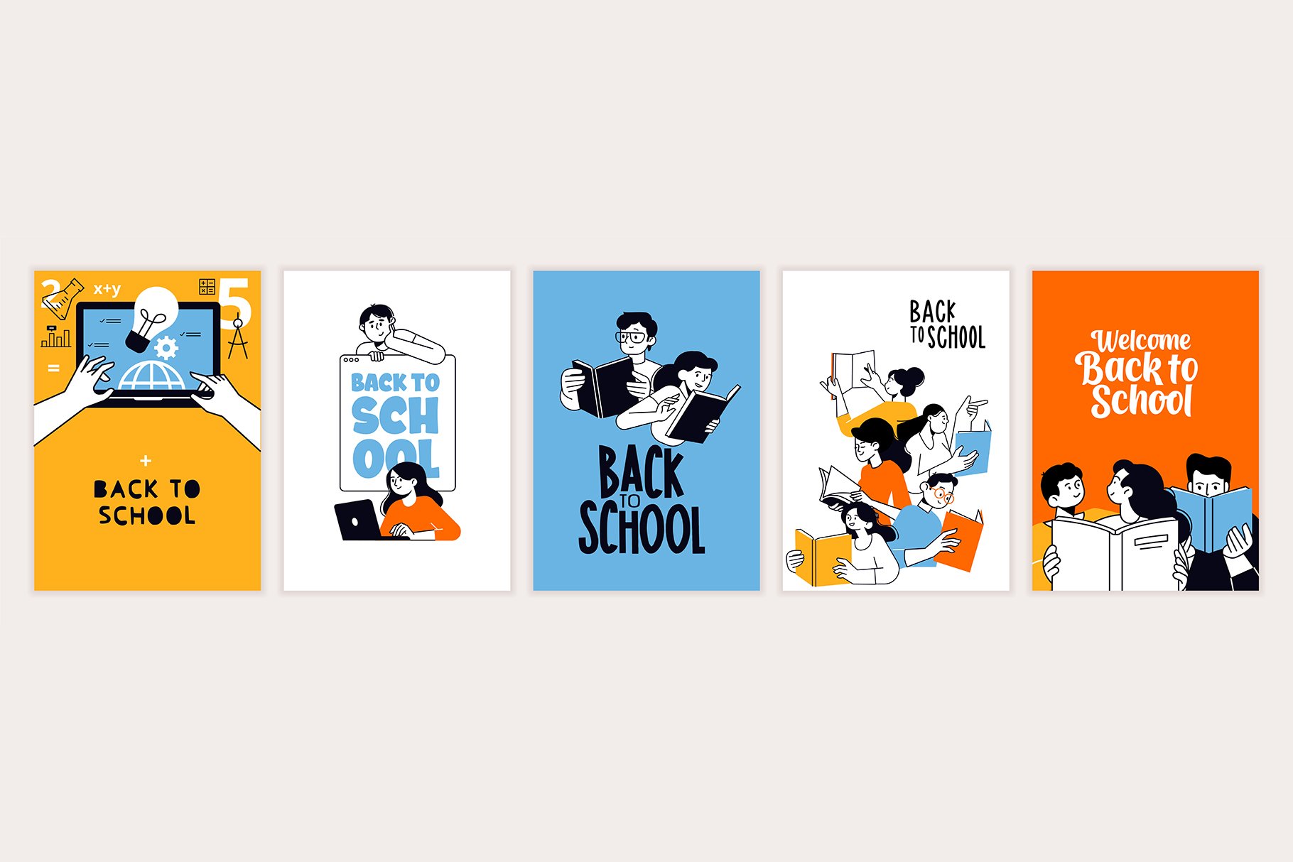 100 Back To School Posters - Design Cuts