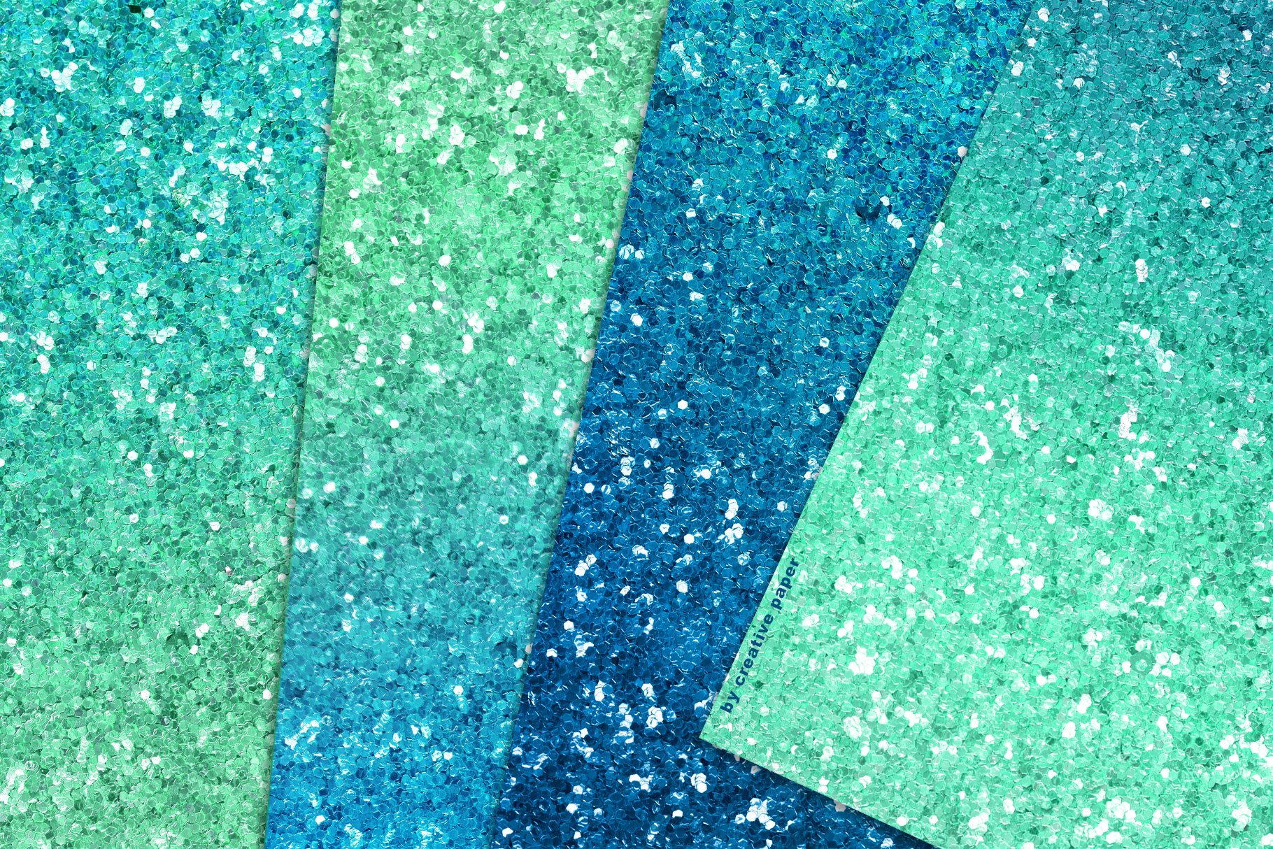 Tropical Slushie Glitter Textures - Design Cuts